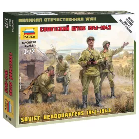 Zvezda 6132 Soviet Headquarters 1941-1943 1/72 figura makett