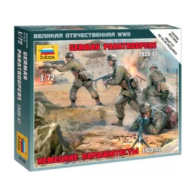Zvezda 6136 German Paratroops 1939-1942 1/72 figura makett