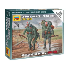   Zvezda 6143 German Medical Personnel 1941-43 1/72 figura makett