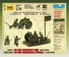 Zvezda 6145 Soviet 76-mm Gun w/Crew 1/72 löveg makett