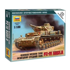   Zvezda 6151 German Medium Tank Pz-4 AUSF.D 1/100 harckocsi makett