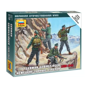 Zvezda 6154 German Gebirgsjager 1939-1943 1/72 figura makett