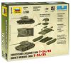 Zvezda 6160 Soviet mediun tank T-34/85 1/100 harckocsi makett