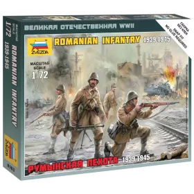 Zvezda 6163 Romanian Infantry 1939-1945 1/72 figura makett
