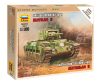 Zvezda 6171 British Tank Matilda MK-II 1/100 harckocsi makett