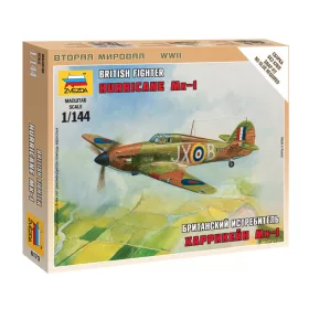   Zvezda 6173 British Fighter Hurricane Mk-1 1/144 repülőgép makett