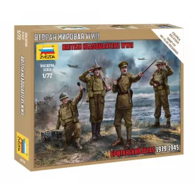 Zvezda 6174 British headquarters WWII 1/72 figura makett