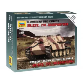   Zvezda 6183 German tank destroyer Sd.Kfz.173 Jagdpanter 1/100 harckocsi makett