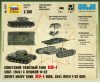 Zvezda 6190 Soviet Heavy Tank mod.1941 With F-32 GUN 1/100 harckocsi makett