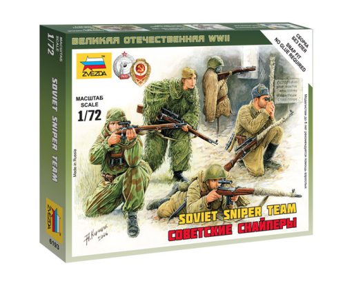 Zvezda 6193 Soviet Snipers 1/72 figura makett