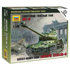 Zvezda 6201 Soviet heavy tank IS-2 1/100 harckocsi makett