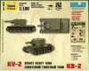 Zvezda 6202 Soviet tank KV-2 1/100 harckocsi makett