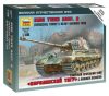 Zvezda 6204 German heavy tank King Tiger Sd.Kfz.182 Henschel 1/100 harckocsi makett