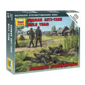 Zvezda 6216 German Anti Tank Rifle Team 1/72 figura makett