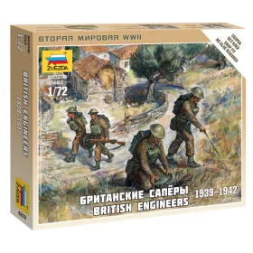 Zvezda 6219 British Engineers 1/72 figura makett