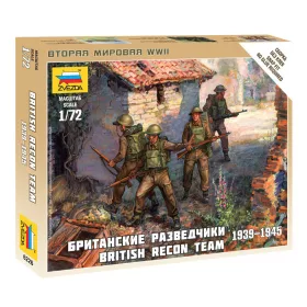 Zvezda 6226 British Recon Team 1/72 figura makett