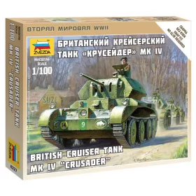   Zvezda 6227 British Tank Crusader Mk IV 1/100 harckocsi makett