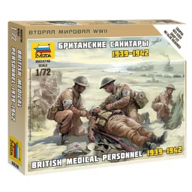 Zvezda 6228 British Medic Team 1/72 figura makett