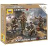 Zvezda 6287 US 81mm mortar M1 with Crew WWII 1/72 figura makett