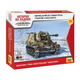   Zvezda 6291 German Tank Destroyer Nashorn 1/100 harckocsi makett