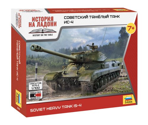 Zvezda 6296 Soviet heavy tank Is-4 1/100 harckocsi makett