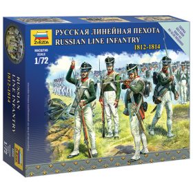 Zvezda 6808 Russian Line Infantry 1/72 figura makett
