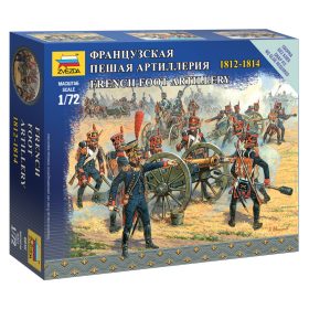   Zvezda 6810 French foot artillery 1812-1814 1/72 figura makett