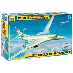   Zvezda 7002 Russian Strategic bomber Tupolev Tu-160 "Blackjack" 1/144 repülőgép makett
