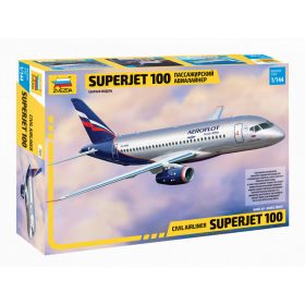   Zvezda 7009 Civil airliner Sukhoi Superjet 100 1/144 repülőgép makett