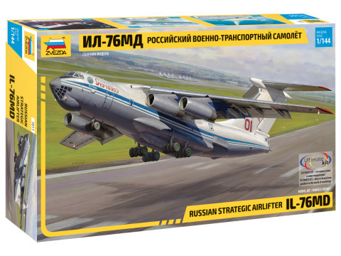 Zvezda 7011 Russian strategic airlifter IL-76MD 1/144 repülőgép makett