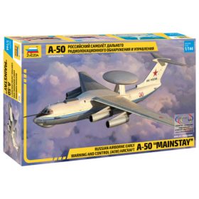   Zvezda 7024 Russian airborne early warning and control (AEW) aircraft A-50 "Mainstay" 1/144 repülőgép makett
