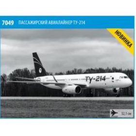 Zvezda 7049 Civil Airliner Tu-214 1/144 repülőgép makett