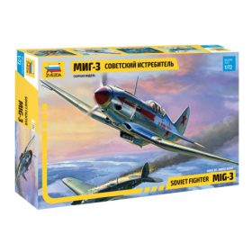 Zvezda 7204 Soviet fighter MiG-3 1/72 repülőgép makett