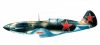 Zvezda 7204 Soviet fighter MiG-3 1/72 repülőgép makett