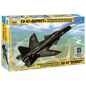   Zvezda 7215 Russian supermaneuverable fifth generation fighter Su-47 "Berkut" 1/72 repülőgép makett