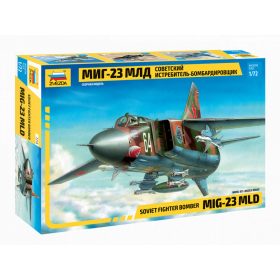   Zvezda 7218 Soviet Fighter Bomber MIG-23 MLD 1/72 repülőgép makett