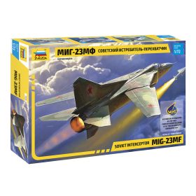   Zvezda 7225 Soviet Interceptor MiG-23MF Flogger-B 1/72 repülőgép makett