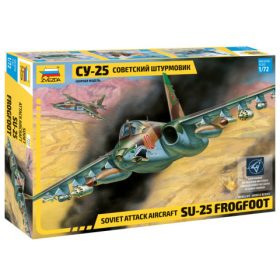   Zvezda 7227 Soviet attack aircraft Su-25 Frogfoot 1/72 repülőgép makett