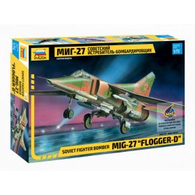   Zvezda 7228 Soviet fighter bomber MiG-27 "Flogger-D" 1/72 repülőgép makett