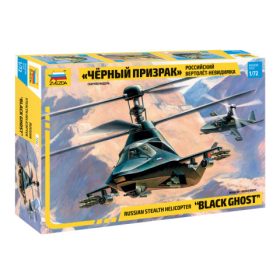   Zvezda 7232 Russian stealth helicopter "Black ghost" 1/72 helikopter makett