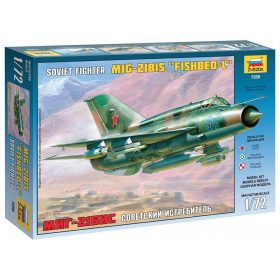   Zvezda 7259 Soviet fighter MiG-21Bis "Fishbed-L" 1/72 repülőgép makett