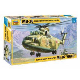   Zvezda 7270 Russian heavy helicopter MI-26 "Halo" 1/72 helikopter makett