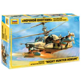   Zvezda 7272 Russian attack helicopter "Night Hunter Hocum" 1/72 helikopter makett