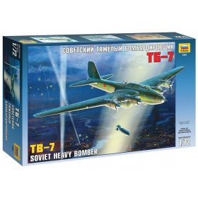   Zvezda 7291 Soviet heavy bomber TB-7 1/72 repülőgép makett