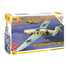   Zvezda 7302 German fighter Messerschmitt Bf-109 F2 1/72 repülőgép makett