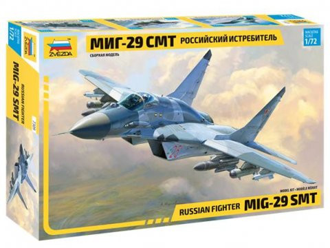 Zvezda 7309 Russian fighter MiG-29 SMT 1/72 repülőgép makett