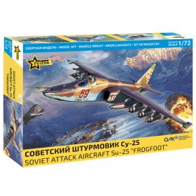   Zvezda 7312 Russian SU-25 fighter - Frogfoot 1/72 repülőgép makett