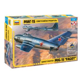   Zvezda 7317 Soviet Fighter Mig-15 "Fagot" 1/72 repülőgép makett