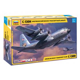   Zvezda 7321 American heavy transport plane C-130H 1/72 repülőgép makett