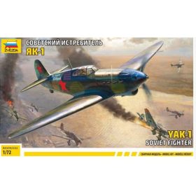 Zvezda 7327 Soviet YaK-1 1/72 repülőgép makett